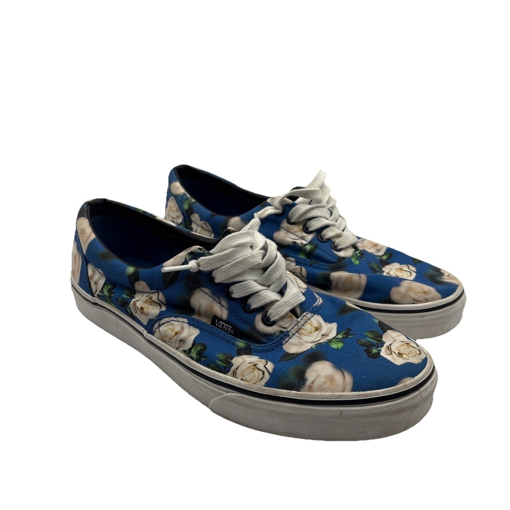 VANS Era 'Romantic‎ Floral' Shoes Blue/White/Black Men's US 10M